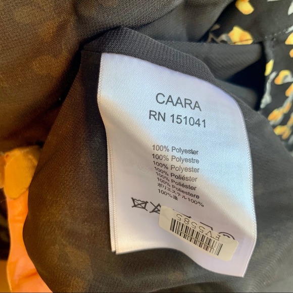 Caara Cristal Long Sleeve Floral Wrap Dress - Picture 10 of 10